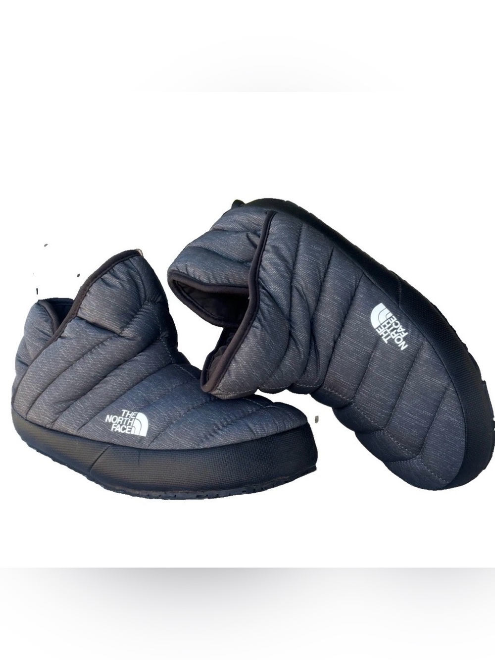 The North Face ECO ThermoBall Traction Bootie Puffer Shoe. Women’s 6. Gray